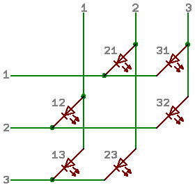 charlieplexing array