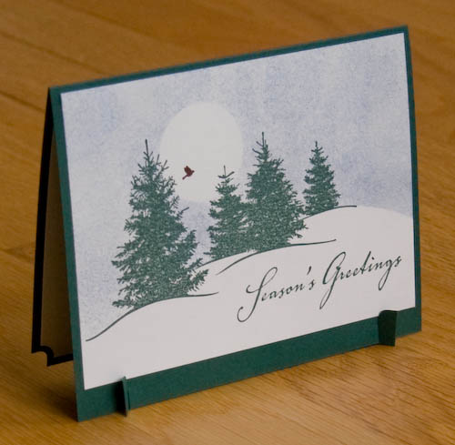 finished card