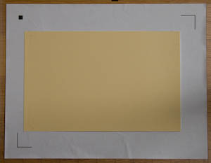 registration page with cardstock